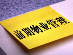 前期物業管理合同-前期物業管理方案