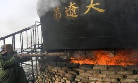 世界上最大的鐵鍋,大遼第一鍋可以煮888條魚