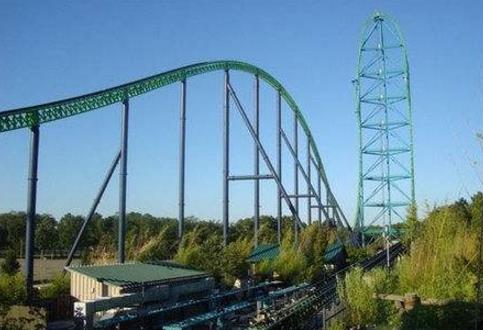 世界上最高的過山車,金達卡過山車高達139米!