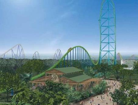 世界上最高的過山車,金達卡過山車高達139米!