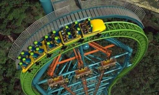 世界上最高的過山車,金達卡過山車高達139米!