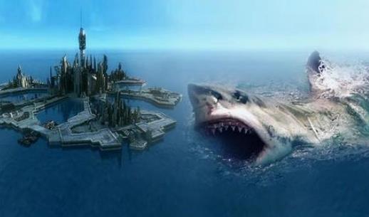 史上最大的鯊魚 巨齒鯊體長19米左右 能捕食鯨魚