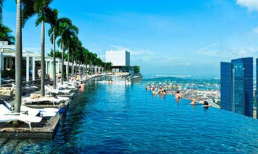 世界上最高的無(wú)邊界泳池 新加坡無(wú)邊際游泳池價(jià)格不菲 大部分都是美女