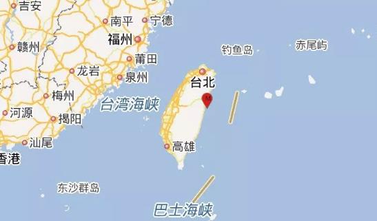 中國最大的海峽 臺灣海峽總面積約8萬平方千米