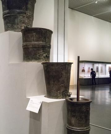 世界最早的銅壺滴漏 元代銅壺滴漏是我國現存最完整成組型滴漏