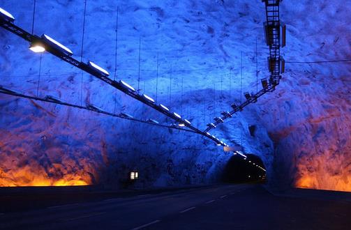 世界上最長的公路隧道 洛達爾隧道全長24.51千米