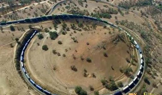 世界上最長的火車 澳大利亞礦車總長7353米