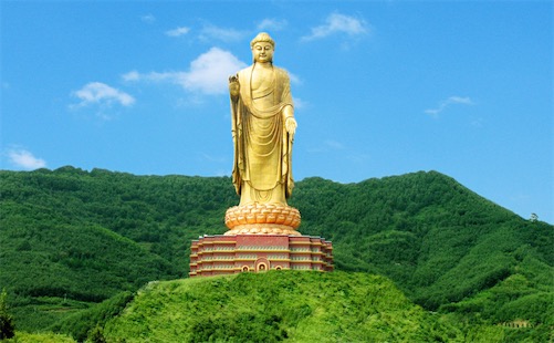 中國最高的佛像 河南中原大佛總高208米