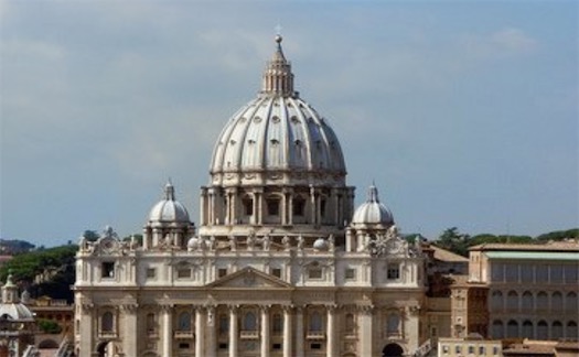 世界上最大的天主教教堂 圣彼得教堂占地23,000平方米