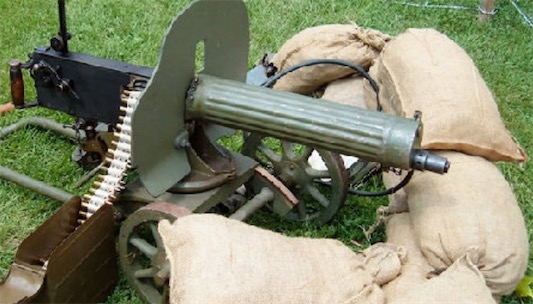 世界上第一把機(jī)槍 馬克沁機(jī)槍在1883年發(fā)明