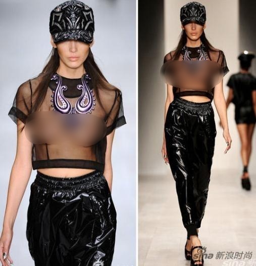 �r�b����Ůģ��¶���b-KTZ������ص׵ĺڼ�͸ҕ