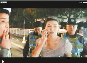 深圳寶馬女車主酒駕,拒絕檢查狠踢交警下體命根子