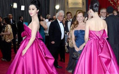 范冰冰大尺度禮服談奧斯卡:我就是去看,然后回家打打雞血