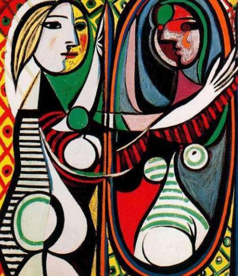 畢加索十大名畫排行榜,《畫家與模特》第九,一般人看不懂