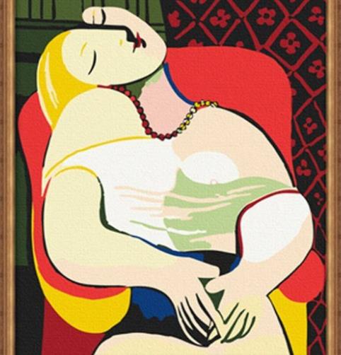 畢加索十大名畫排行榜,《畫家與模特》第九,一般人看不懂