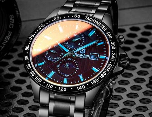 世界年輕人十大潮牌表排行榜,梭倫鏤空全自動(dòng)機(jī)械表細(xì)致入微