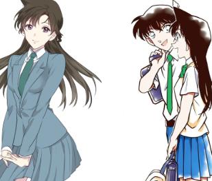 日本動漫美女排行榜 毛利蘭是《名偵探柯南》里面的女主