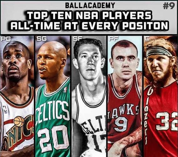 美媒排出10套NBA籃球巨星陣容 邁克爾-喬丹那組最強?簡直欺負人