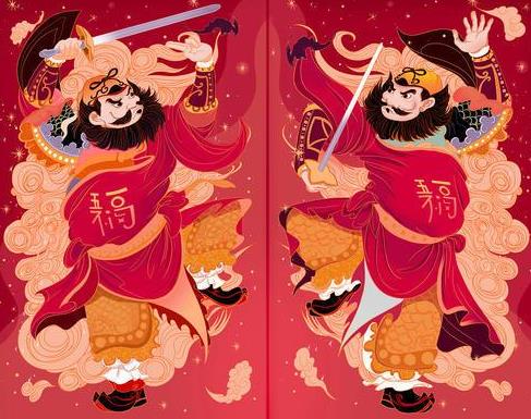 門神貼多高合適?門神只能貼大門嗎