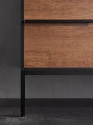 硬核之作,質(zhì)感來襲 | 惠達黑巖工業(yè)風(fēng)浴室柜,浴室顏值就靠TA!