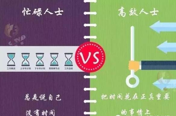 13張圖告訴你瞎忙族和高效人士的區別