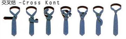 領(lǐng)帶交叉結(jié)打法圖解：The Cross Knot 交叉結(jié)