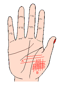 手相圖解之掌紋篇:其他紋線圖解