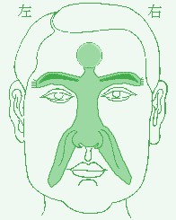 面相小人形相法:男性用正小人形相法