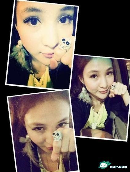 郭美美網上再炫富：曬自拍坐寶馬車火辣性感照