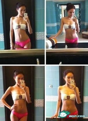 郭美美網上再炫富：曬自拍坐寶馬車火辣性感照