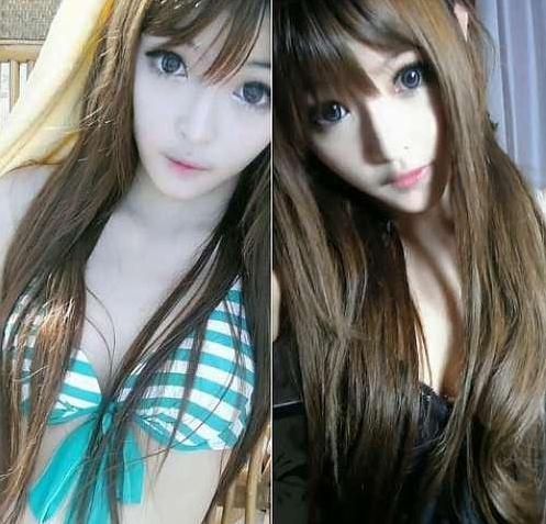 王嘉韻素顏照,王嘉韻扒皮真實照片,美女高中生長相酷似充氣娃娃(組圖)