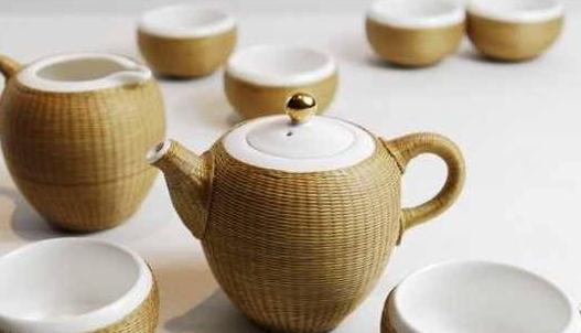 四川特有的傳統手工藝，竹絲扣瓷