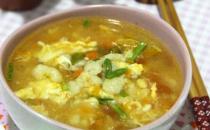 冬季的家常養生湯 番茄南瓜疙瘩湯