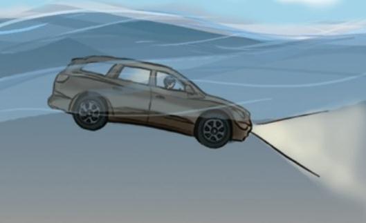 汽車落水后的自保方法