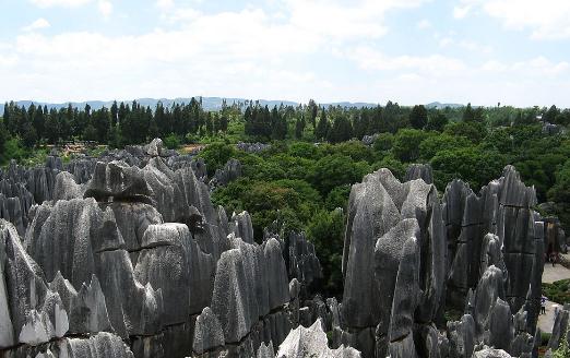 大自然鬼斧神工杰作:石林