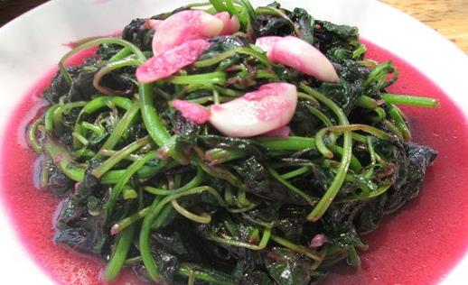 為什么莧菜炒熟是紅色？吃莧菜有什么好處？