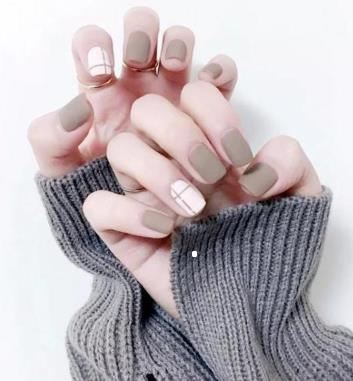 細節決定魅力 純色美甲花樣