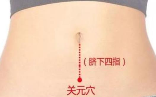 人體與生帶有自強的按鈕 推拿按摩4大穴位強身健體