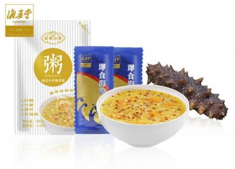 海參配粥吃,您的營養新選擇!