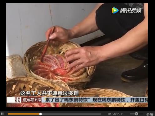 無良商販用色素給三蘇紅魚上色，用手輕輕一摸，手還會被染紅